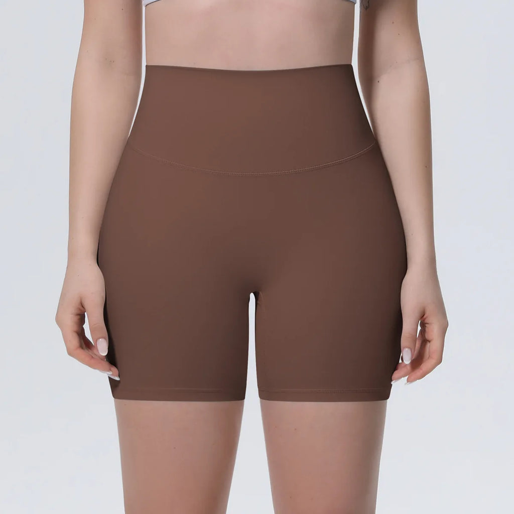 Women High Waist Push Up Yoga Shorts Cycling Sports Short Leggings Tights Fitness Running Workout Gym Training Hip Lifting Pants
