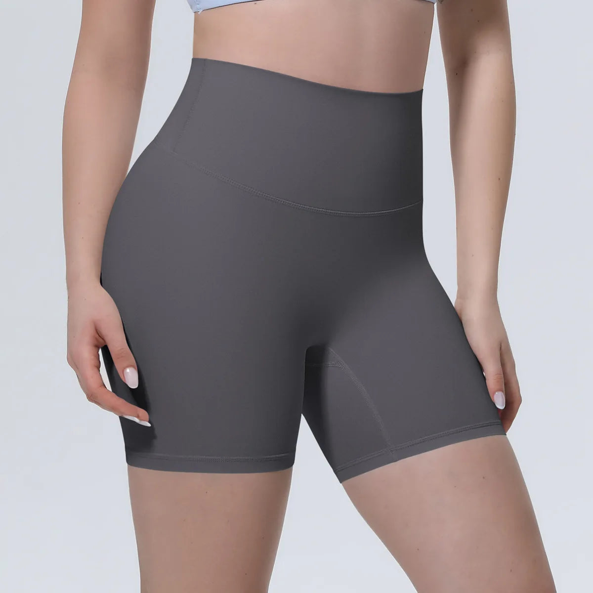 Women High Waist Push Up Yoga Shorts Cycling Sports Short Leggings Tights Fitness Running Workout Gym Training Hip Lifting Pants
