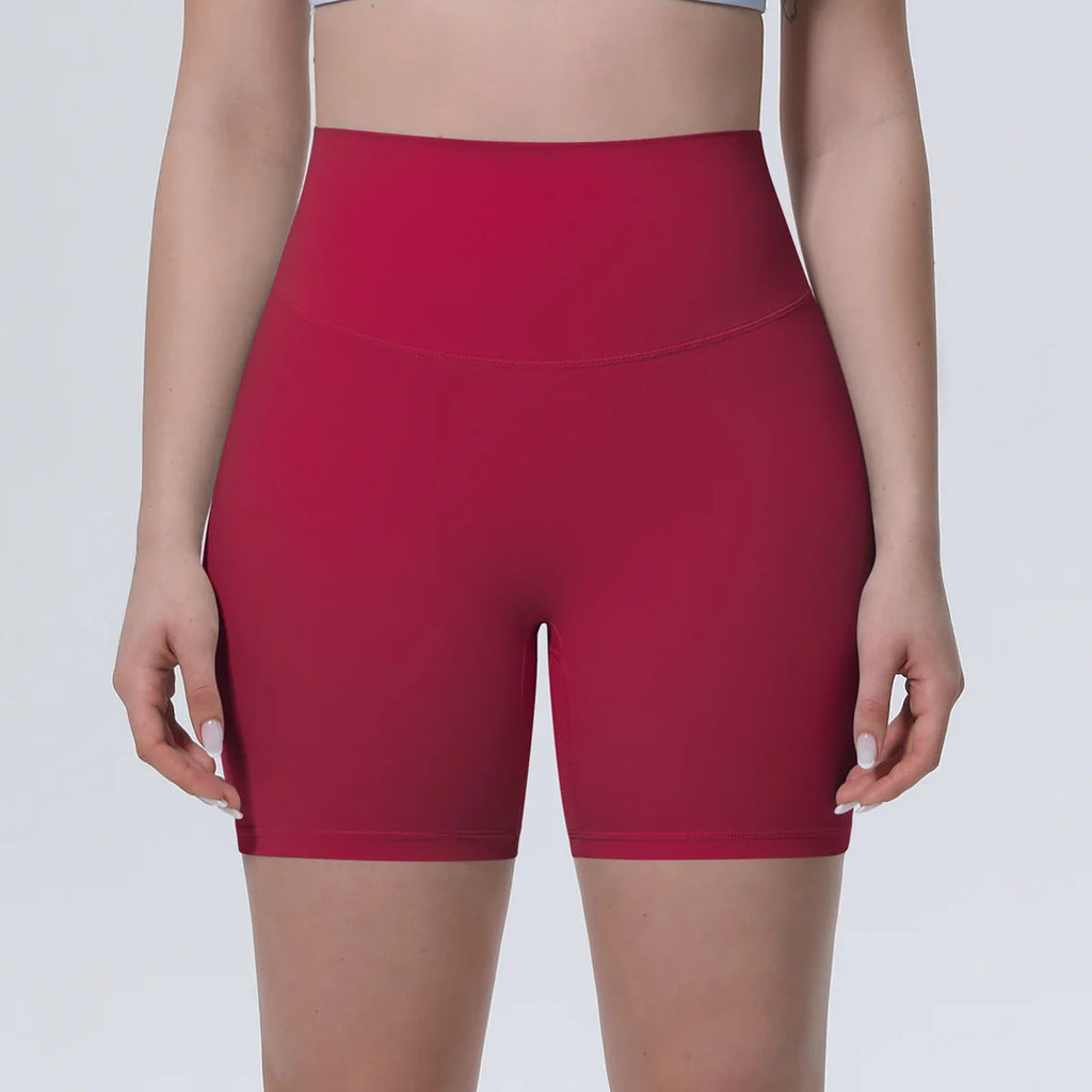 Women High Waist Push Up Yoga Shorts Cycling Sports Short Leggings Tights Fitness Running Workout Gym Training Hip Lifting Pants