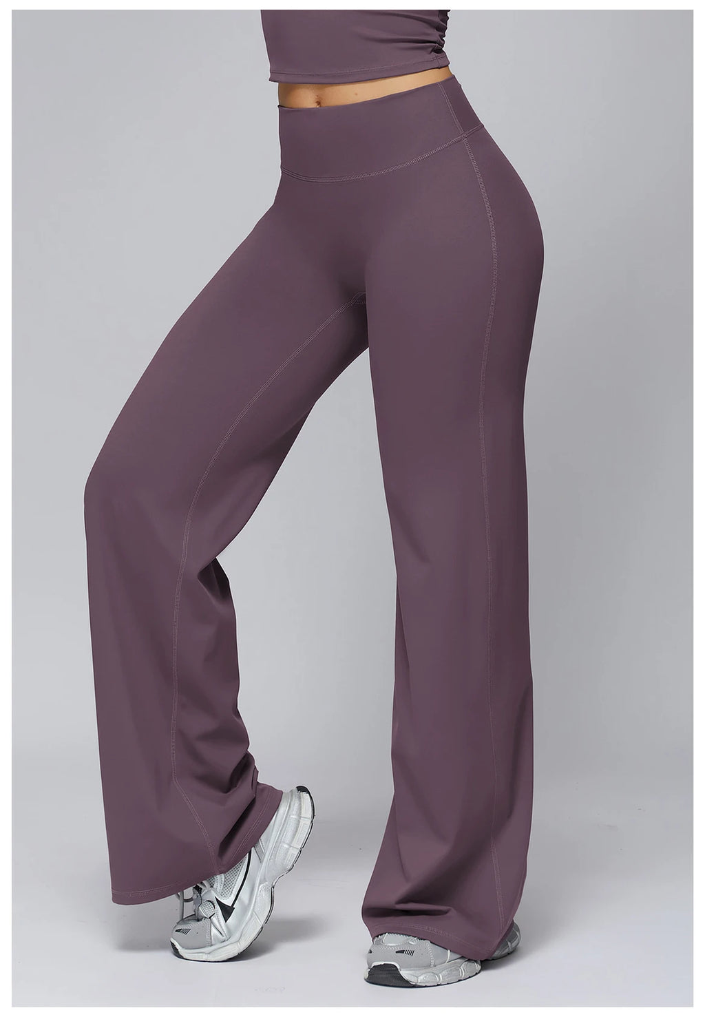 High Waist Flared Leggings Women Gym Fitness Yoga Pants Workout Runing Sport Leggings Women's Control Tummy Yoga Wide Leg Pants