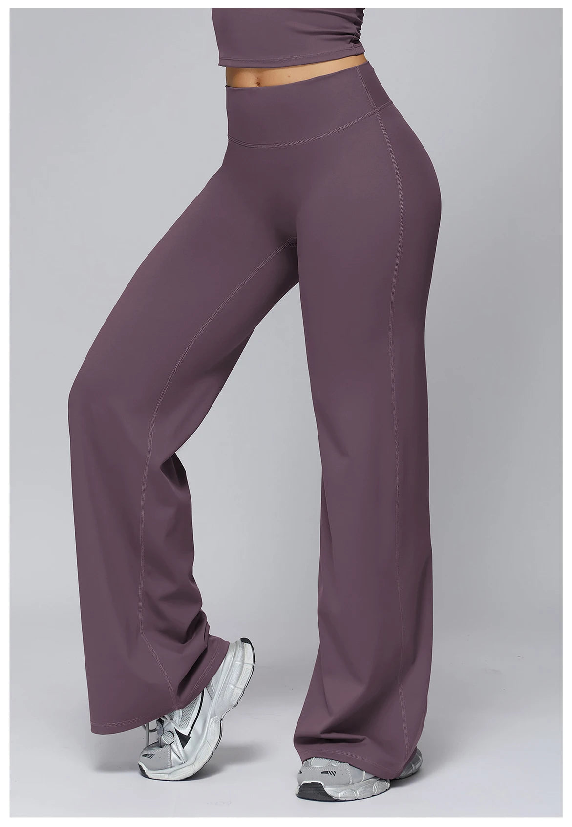 High Waist Flared Leggings Women Gym Fitness Yoga Pants Workout Runing Sport Leggings Women's Control Tummy Yoga Wide Leg Pants