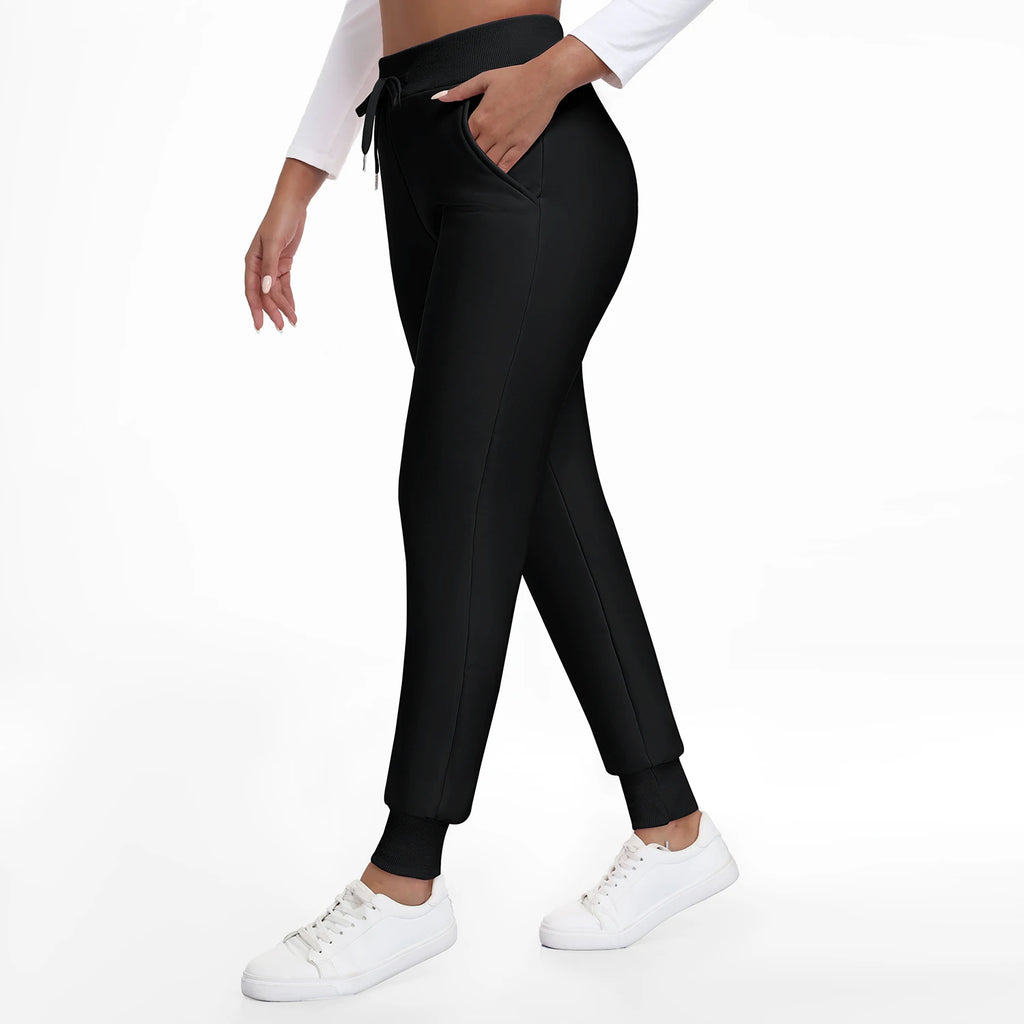 Women Winter Thick Velvet Pants With Pockets