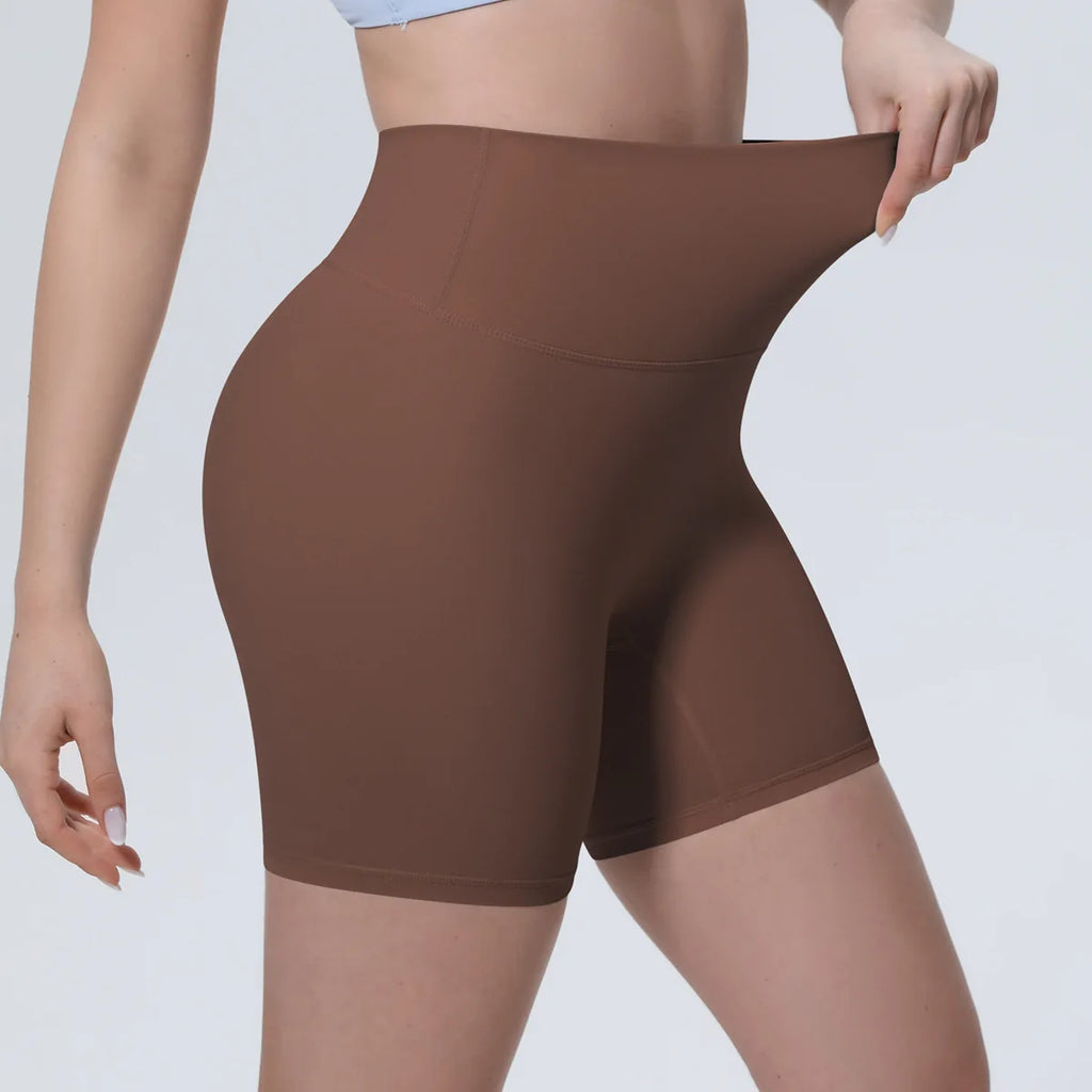 Women High Waist Push Up Yoga Shorts Cycling Sports Short Leggings Tights Fitness Running Workout Gym Training Hip Lifting Pants