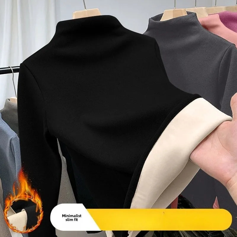 Women Thermal Underwear Winter Half High