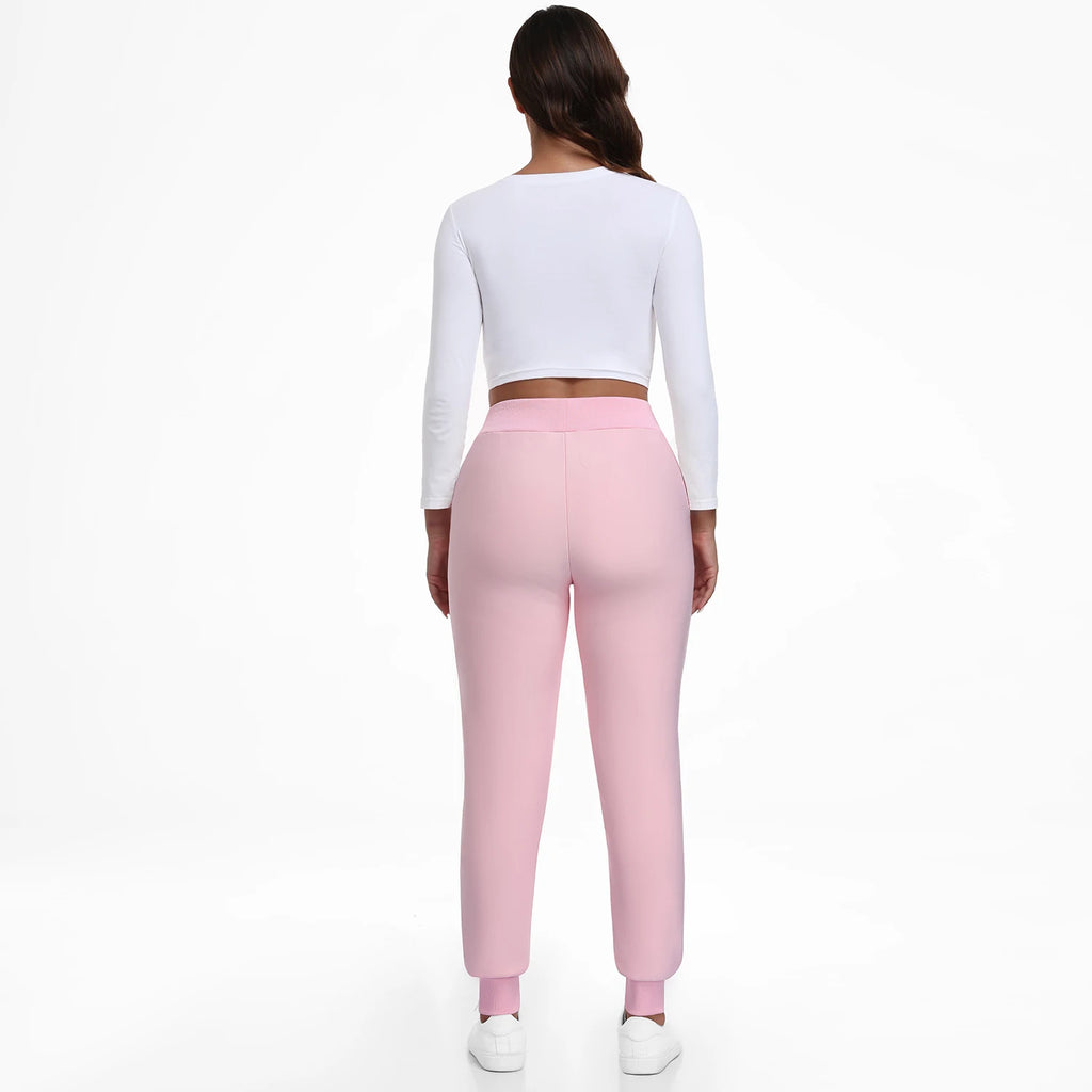 Women Winter Thick Velvet Pants With Pockets