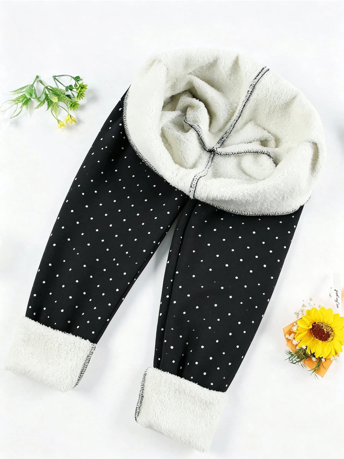 Women's Fleece Lined Leggings High Waist Thermal