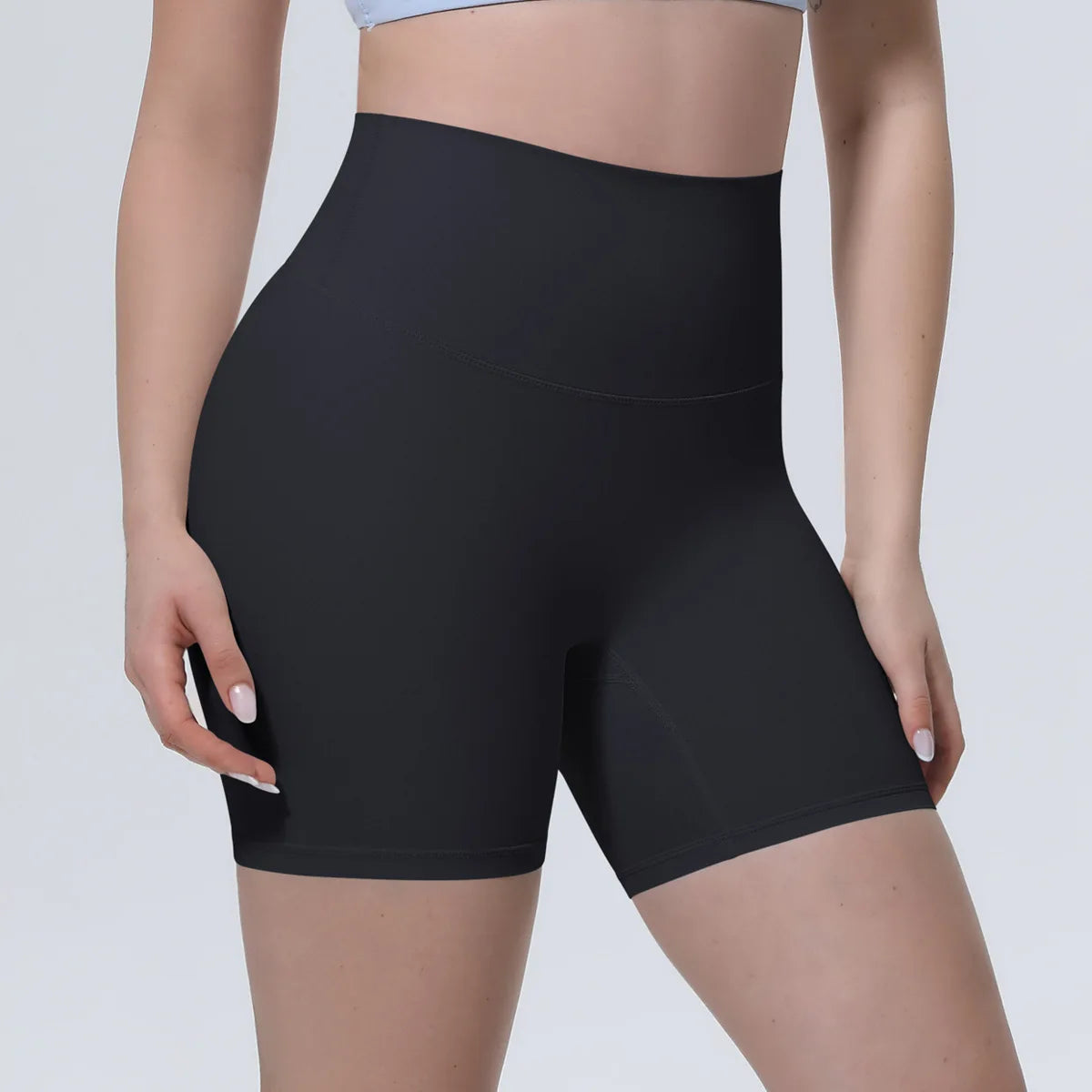 Women High Waist Push Up Yoga Shorts Cycling Sports Short Leggings Tights Fitness Running Workout Gym Training Hip Lifting Pants