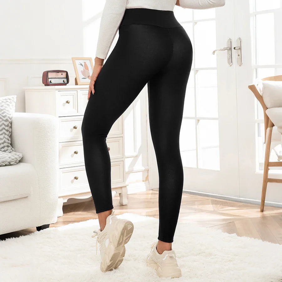 Women's Fleece Lined Leggings High Waist Thermal