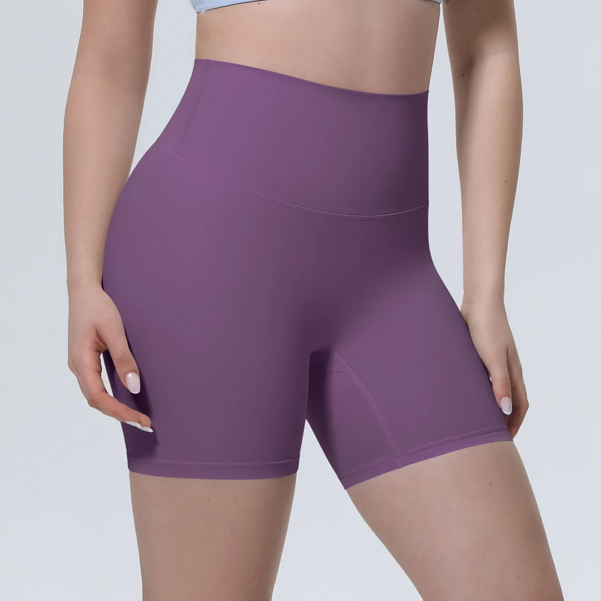Women High Waist Push Up Yoga Shorts Cycling Sports Short Leggings Tights Fitness Running Workout Gym Training Hip Lifting Pants
