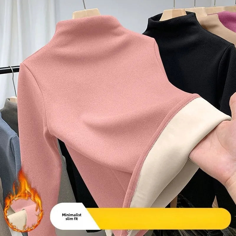 Women Thermal Underwear Winter Half High