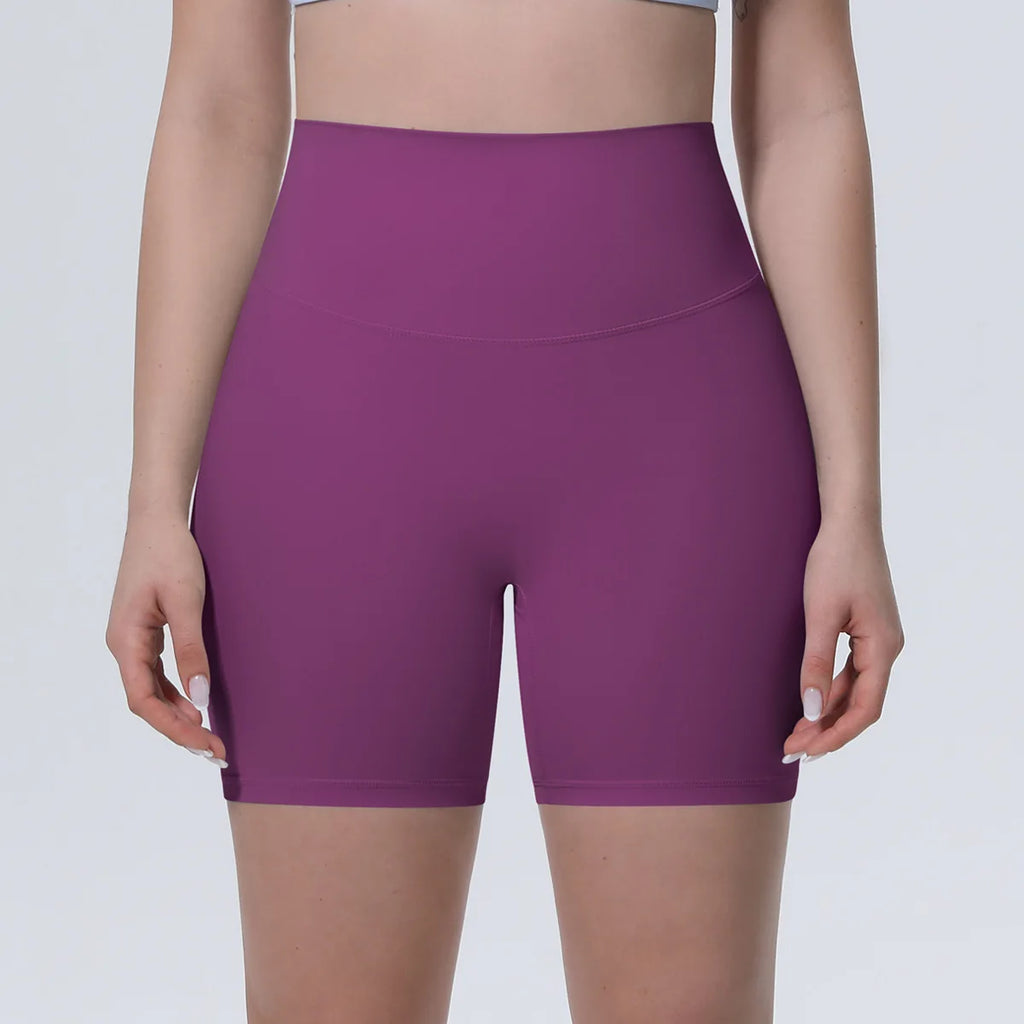 Women High Waist Push Up Yoga Shorts Cycling Sports Short Leggings Tights Fitness Running Workout Gym Training Hip Lifting Pants