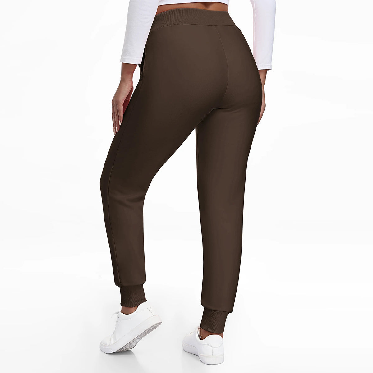 Women Winter Thick Velvet Pants With Pockets