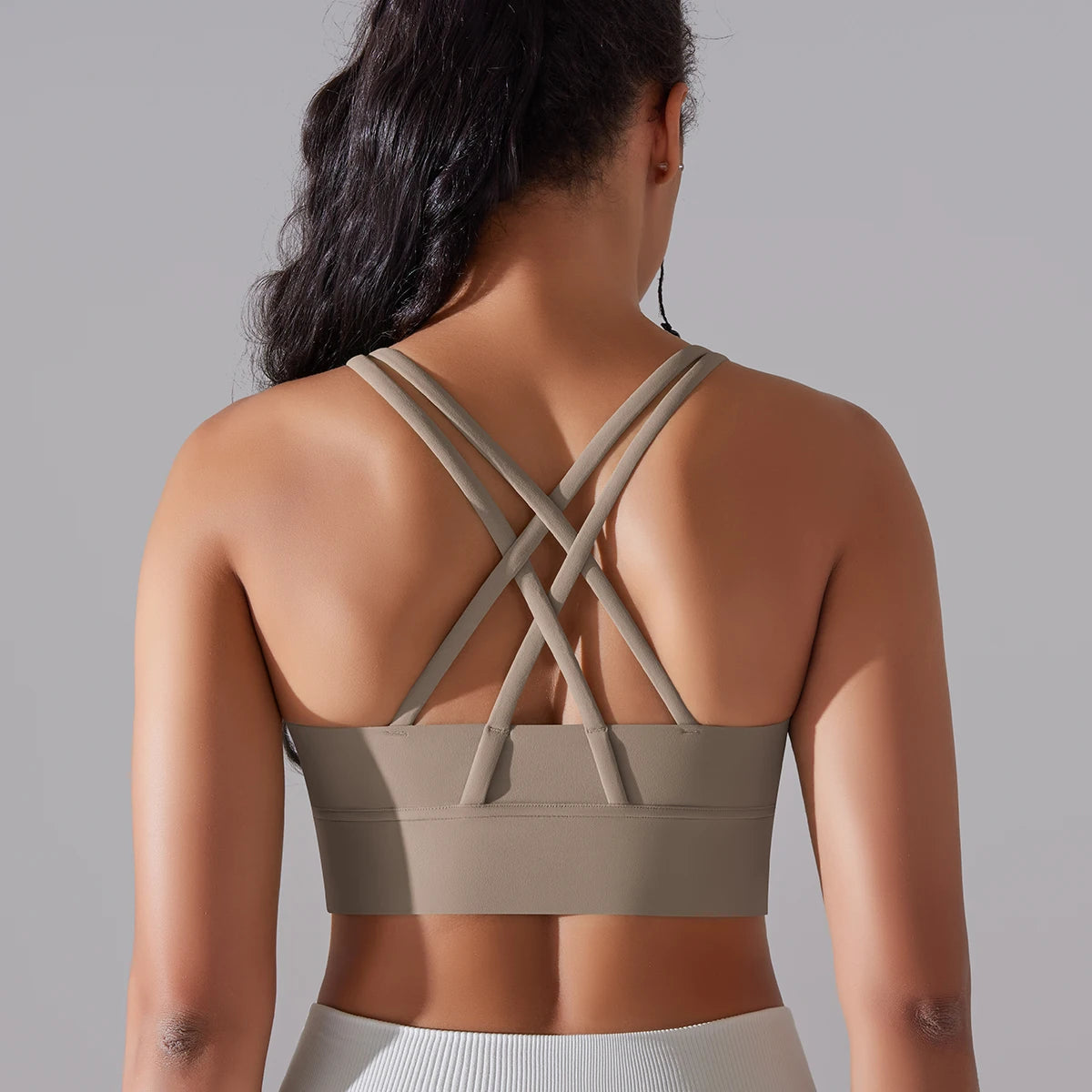 Women Sports Bra Sexy Yoga Bra High Support Impact Sports Underwear Running Quick DryTank Top Fitness Gym Padded Bralette