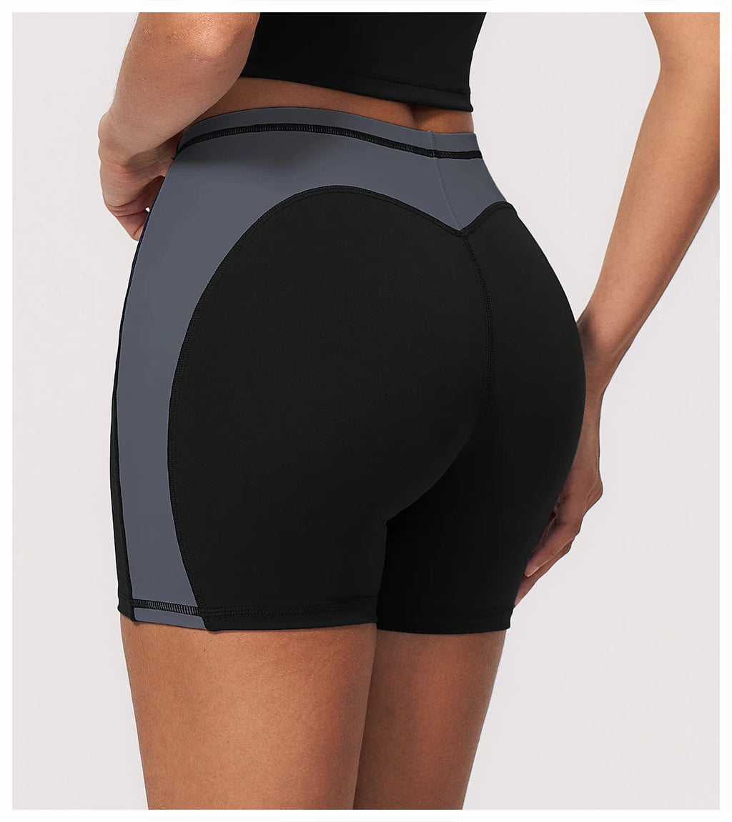 summer Yoga Shorts Women High Waist Workout Shorts Fitness Yoga Lift Butt Fitness Ladies Yoga Gym Running Short Pants Sportswear