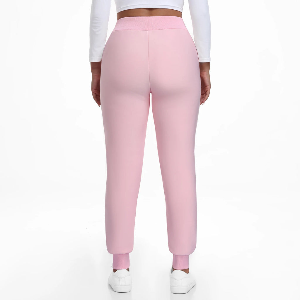 Women Winter Thick Velvet Pants With Pockets