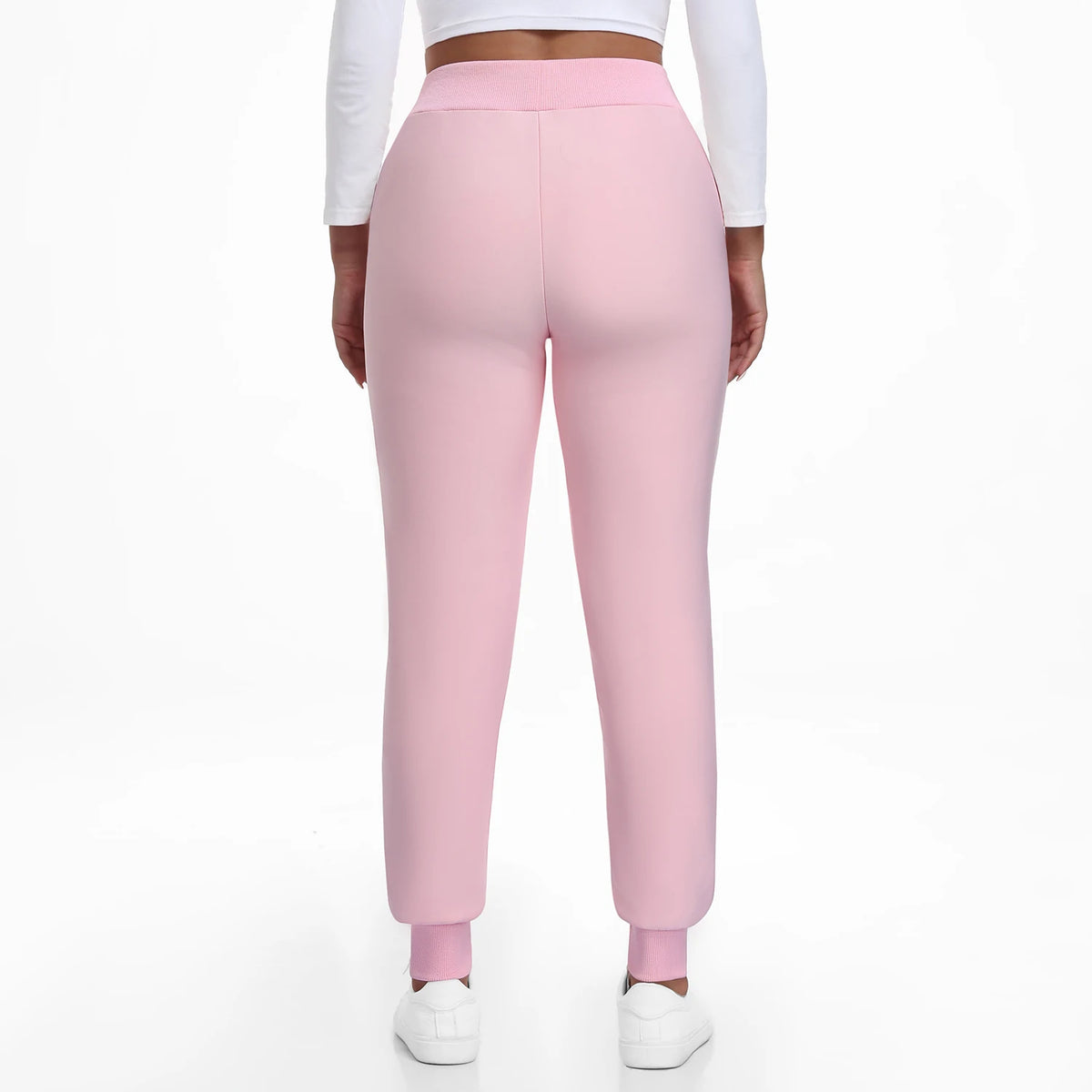 Women Winter Thick Velvet Pants With Pockets