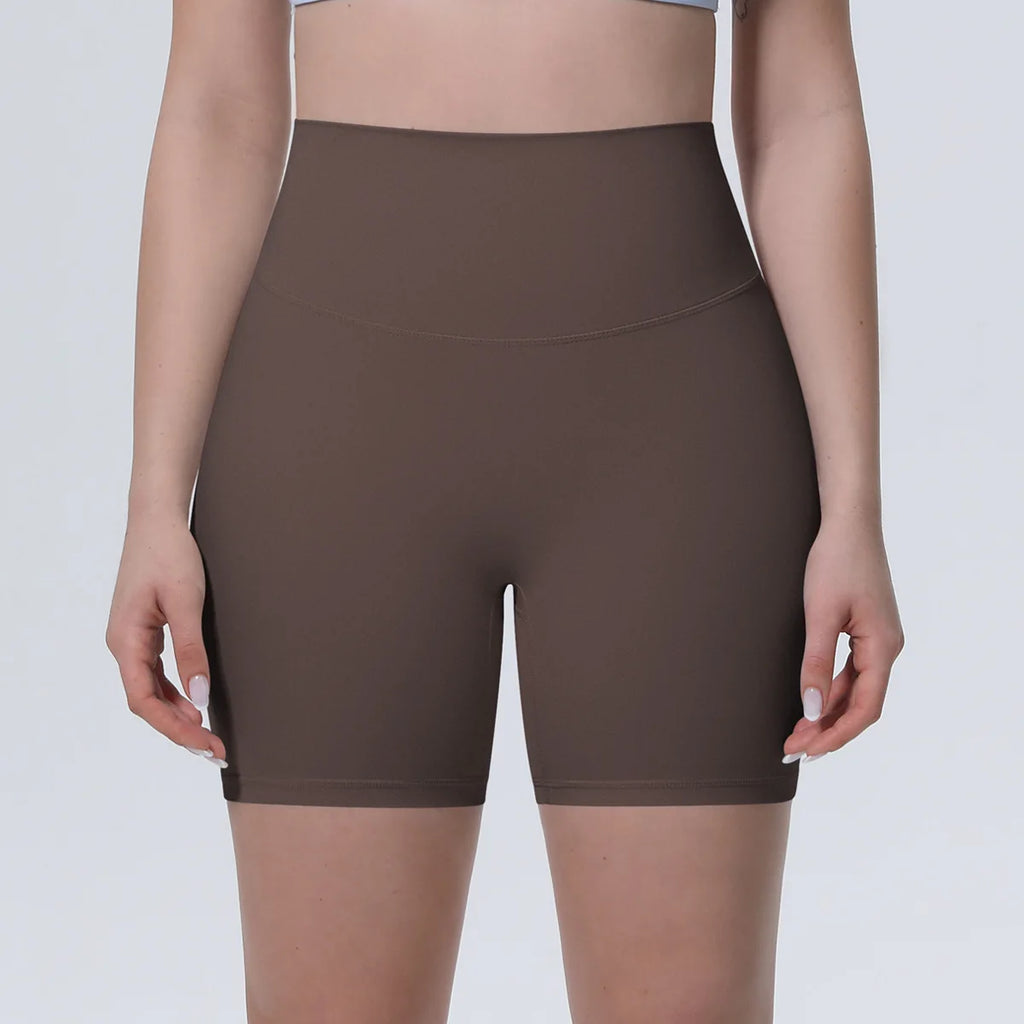 Women High Waist Push Up Yoga Shorts Cycling Sports Short Leggings Tights Fitness Running Workout Gym Training Hip Lifting Pants