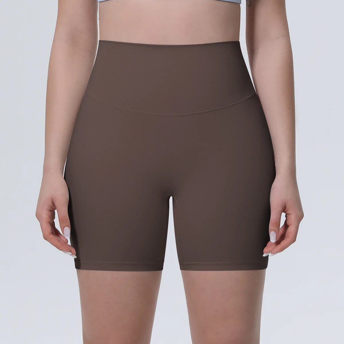 Women High Waist Push Up Yoga Shorts Cycling Sports Short Leggings Tights Fitness Running Workout Gym Training Hip Lifting Pants