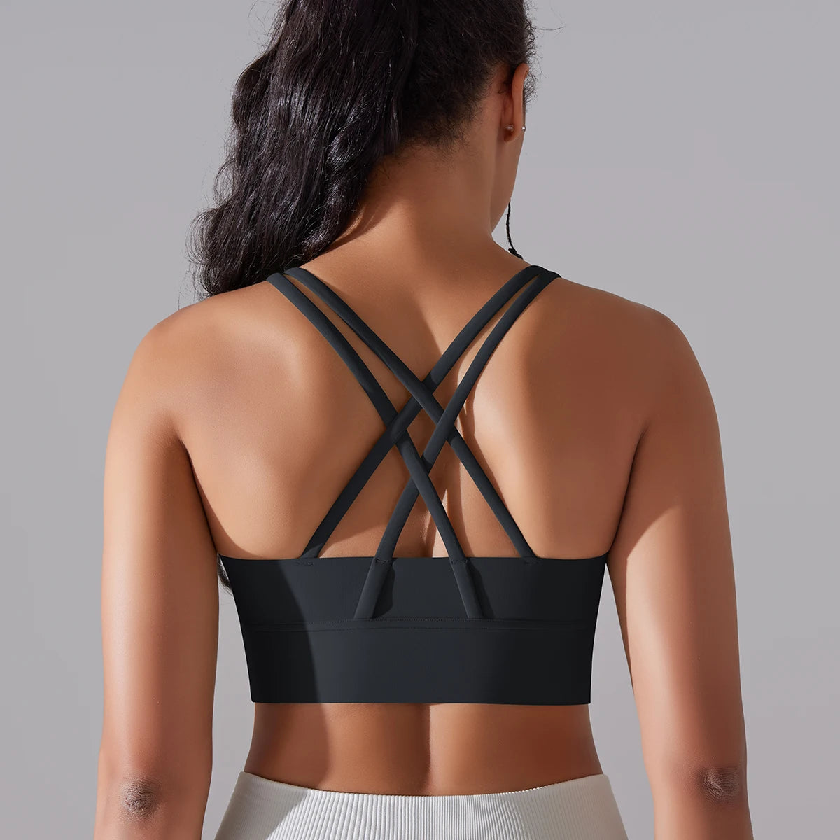 Women Sports Bra Sexy Yoga Bra High Support Impact Sports Underwear Running Quick DryTank Top Fitness Gym Padded Bralette