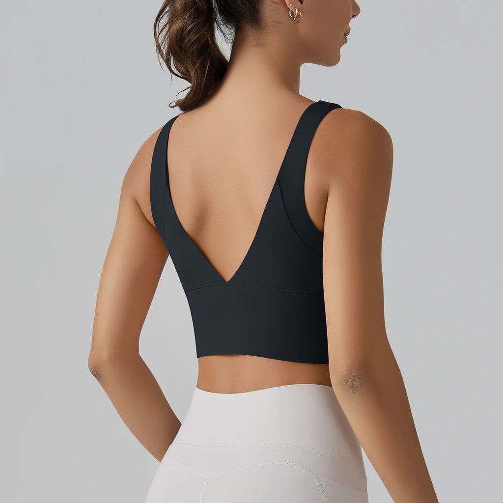 New  Yoga Tank Top Summer Sexy Fitness Yoga  Underwear Women's Sports Bra Push Up Fitness Bra  Running Gym Fitness Tops