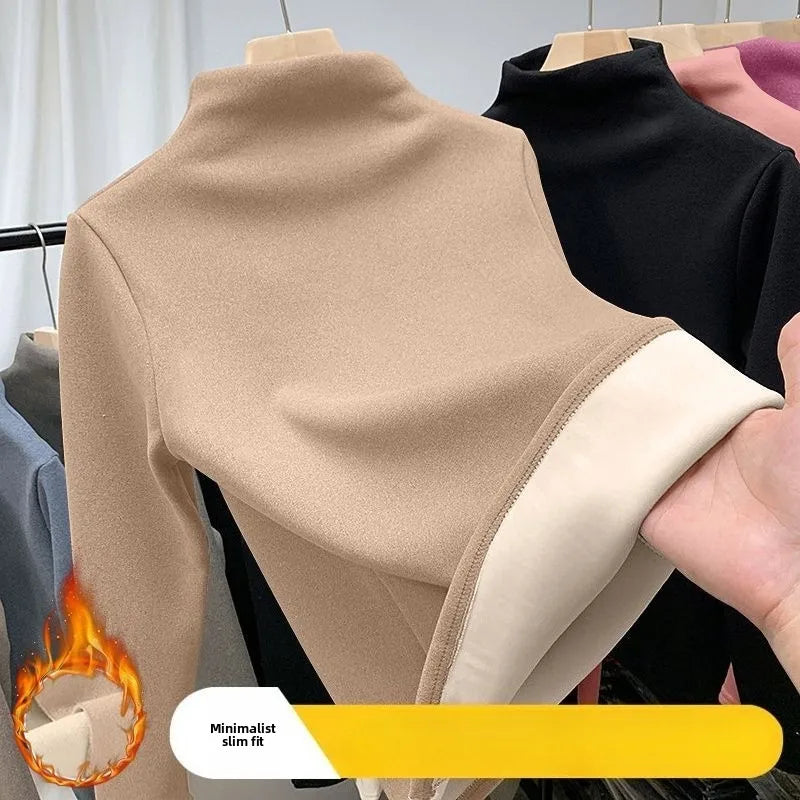 Women Thermal Underwear Winter Half High
