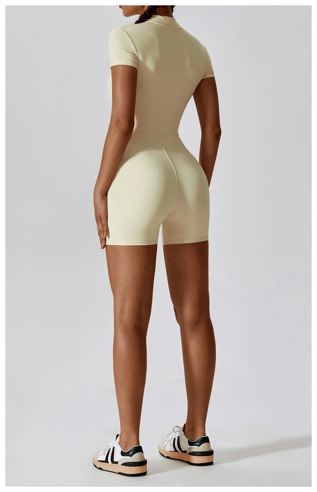 Yoga Boilersuit Long Sleeved Women's Sportswear Gym Zipper Jumpsuits Workout High-intensity Fitness One-piece Skin-tight Garment