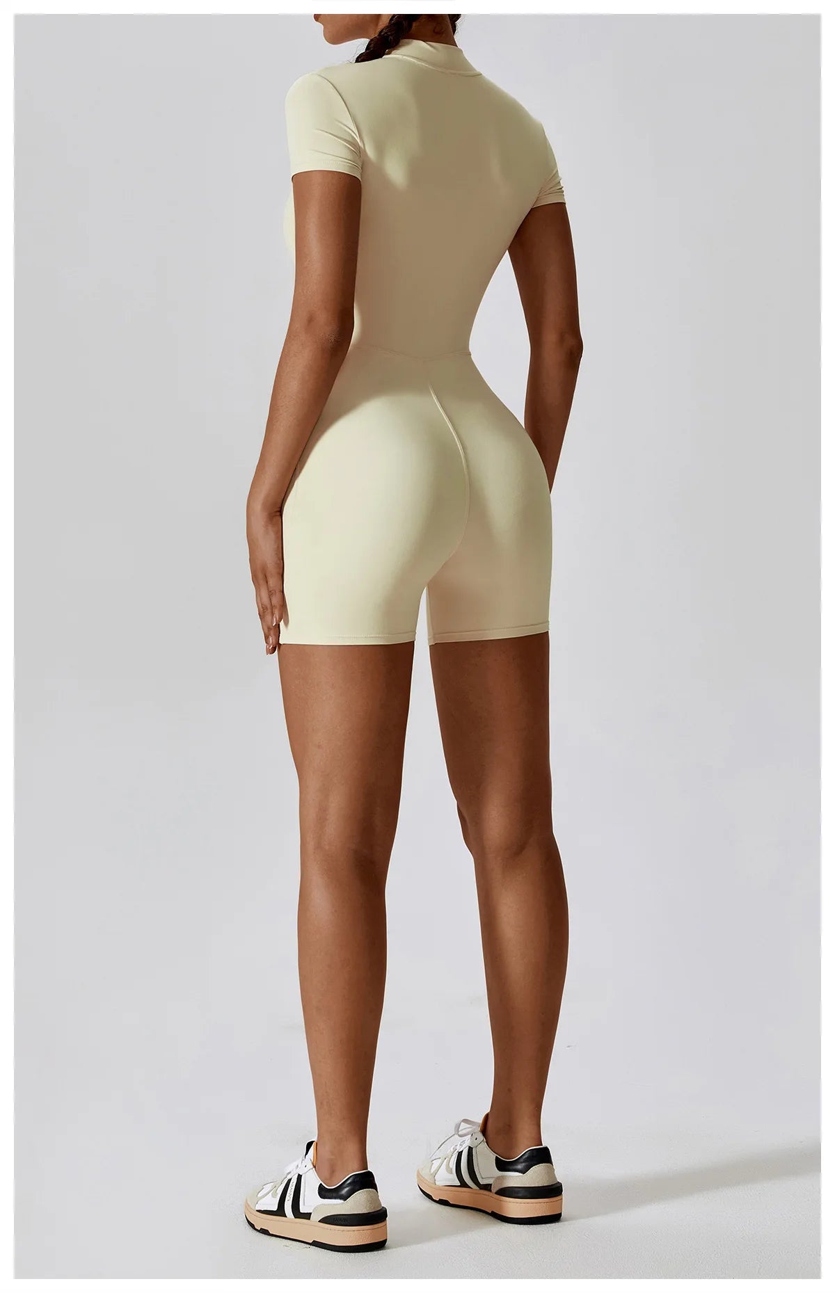 Yoga Boilersuit Long Sleeved Women's Sportswear Gym Zipper Jumpsuits Workout High-intensity Fitness One-piece Skin-tight Garment