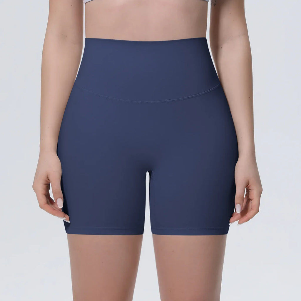 Women High Waist Push Up Yoga Shorts Cycling Sports Short Leggings Tights Fitness Running Workout Gym Training Hip Lifting Pants