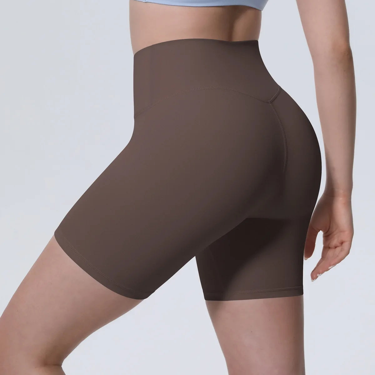 Women High Waist Push Up Yoga Shorts Cycling Sports Short Leggings Tights Fitness Running Workout Gym Training Hip Lifting Pants