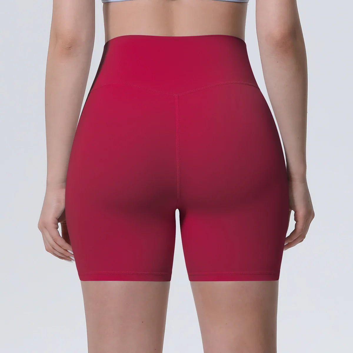 Women High Waist Push Up Yoga Shorts Cycling Sports Short Leggings Tights Fitness Running Workout Gym Training Hip Lifting Pants