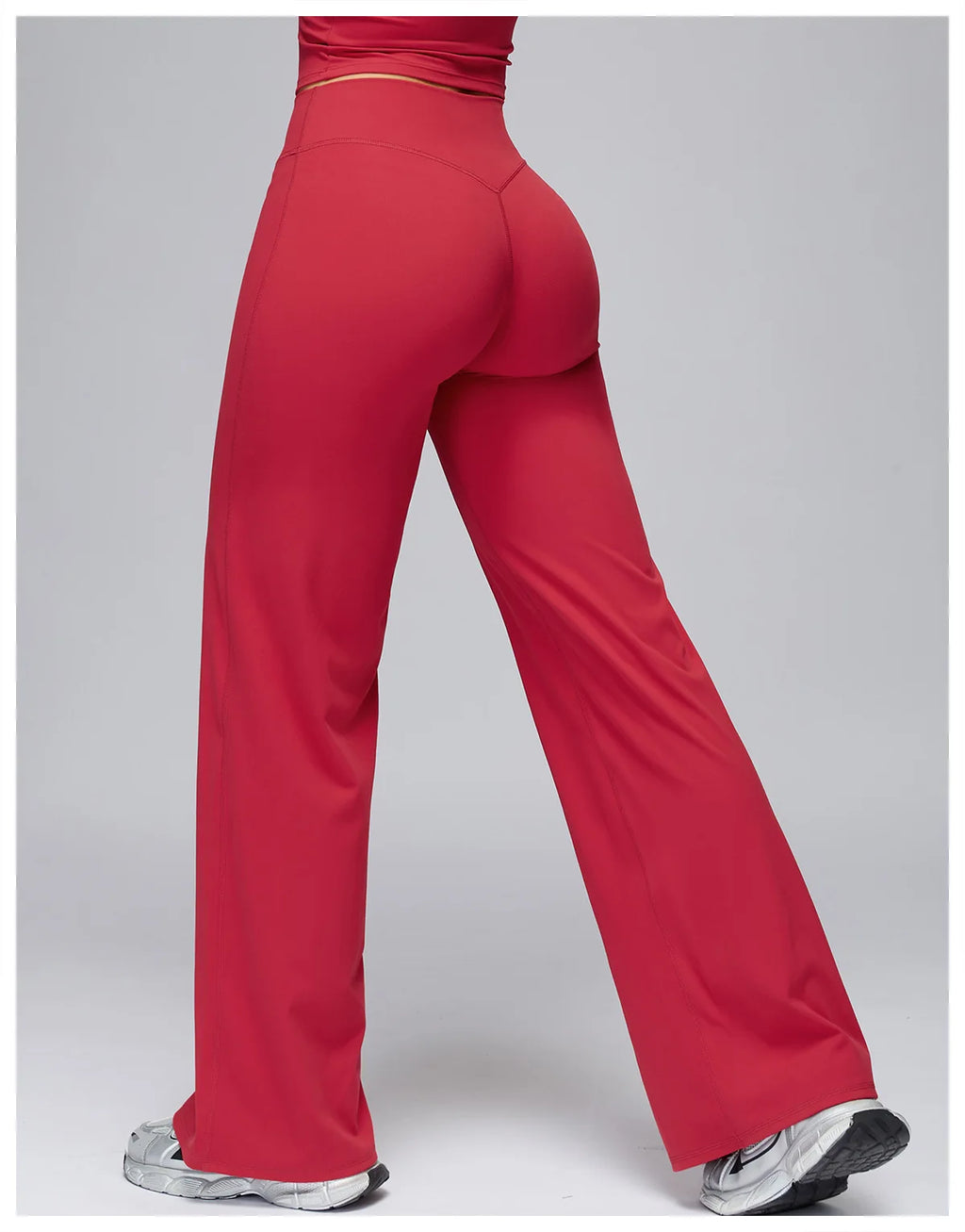 High Waist Flared Leggings Women Gym Fitness Yoga Pants Workout Runing Sport Leggings Women's Control Tummy Yoga Wide Leg Pants