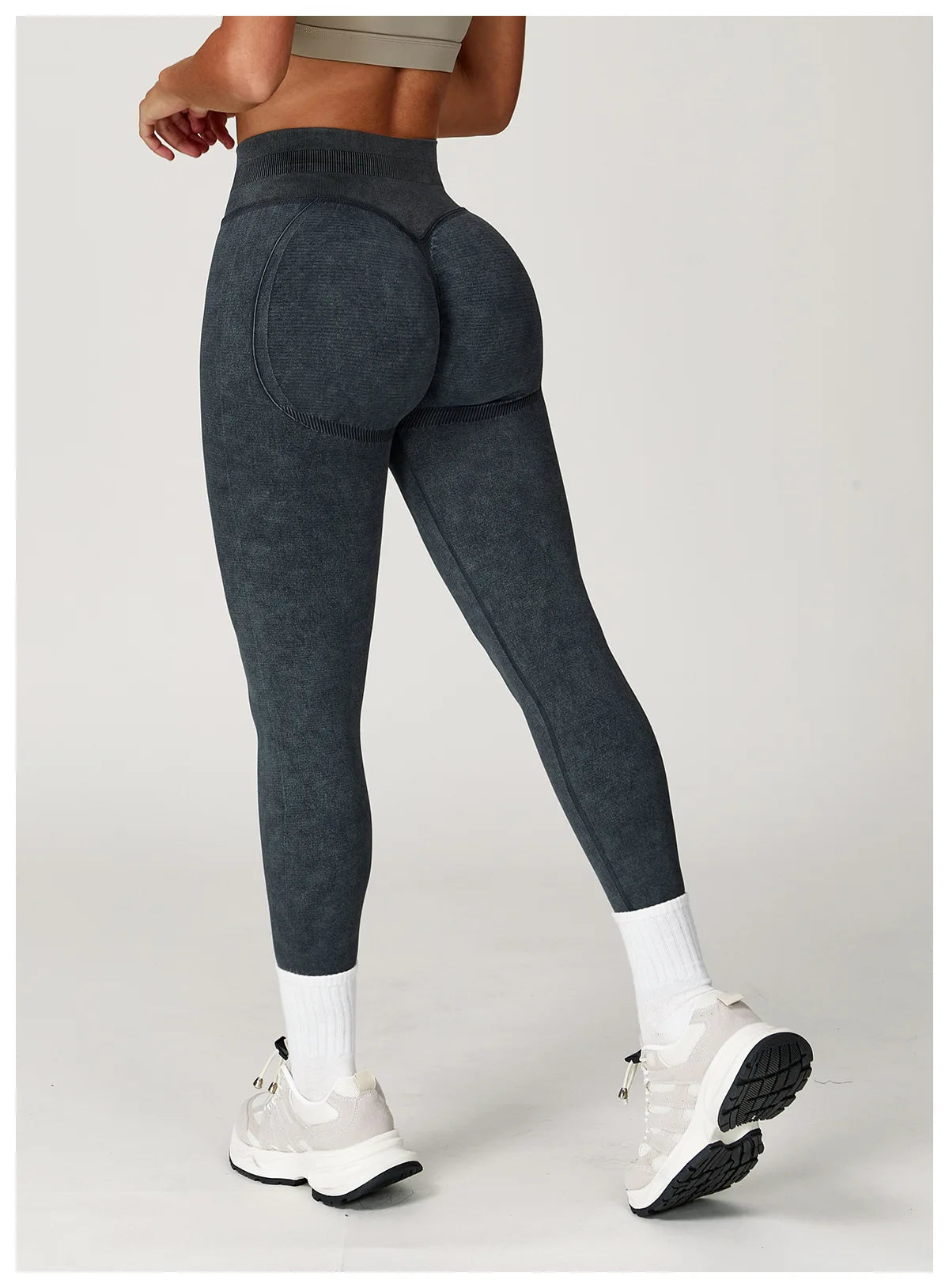 Yoga Pants Seamless Fitness Legging Women Sports Yoga Pant High Waist Ribbed Gym Clothes Fitness Workout Wear Scrunch Bum Tights