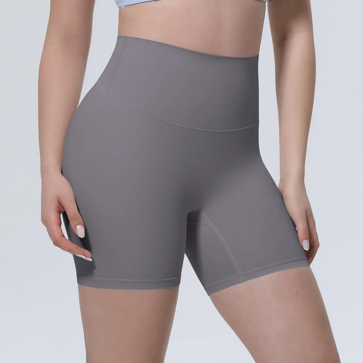 Women High Waist Push Up Yoga Shorts Cycling Sports Short Leggings Tights Fitness Running Workout Gym Training Hip Lifting Pants