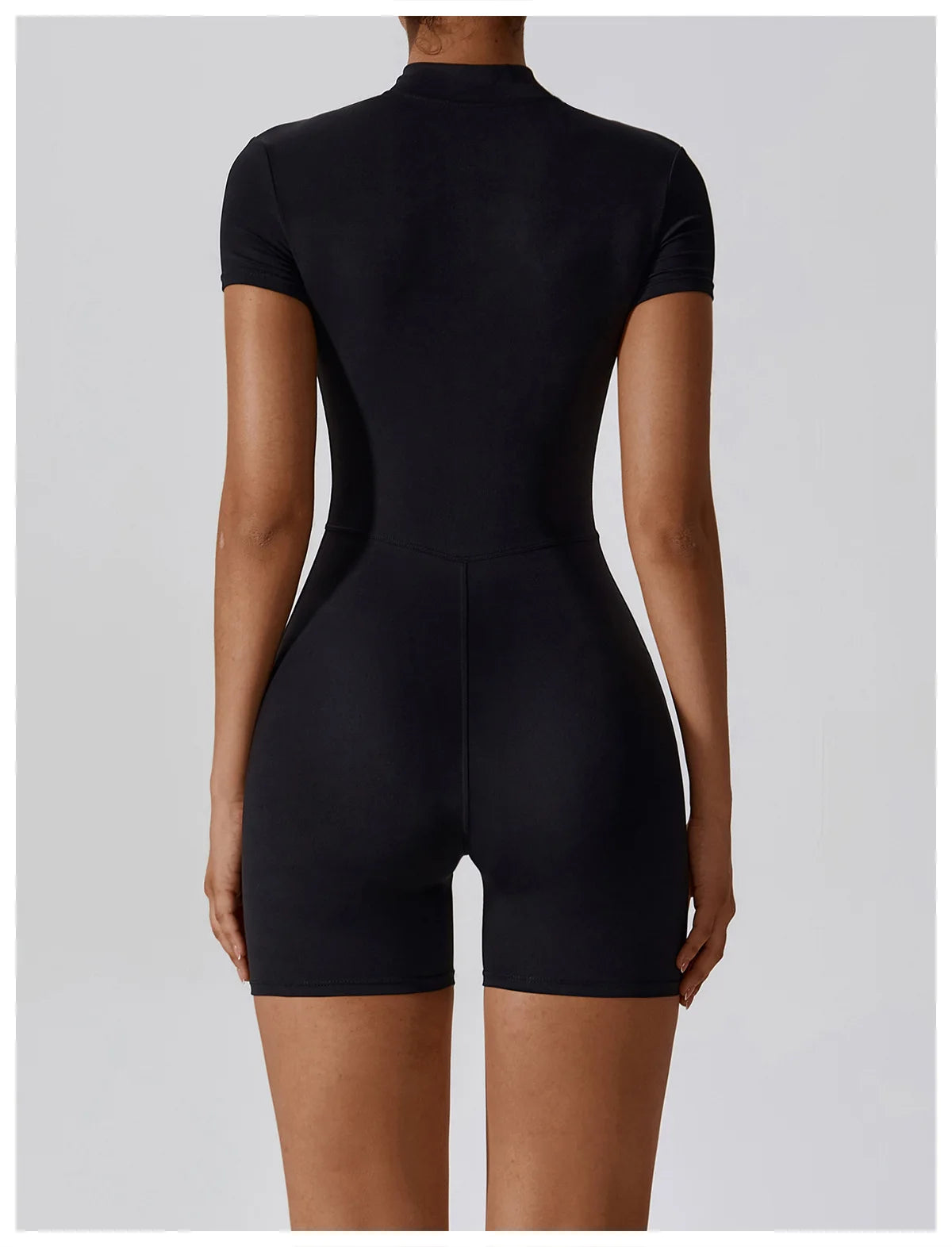 Yoga Boilersuit Long Sleeved Women's Sportswear Gym Zipper Jumpsuits Workout High-intensity Fitness One-piece Skin-tight Garment