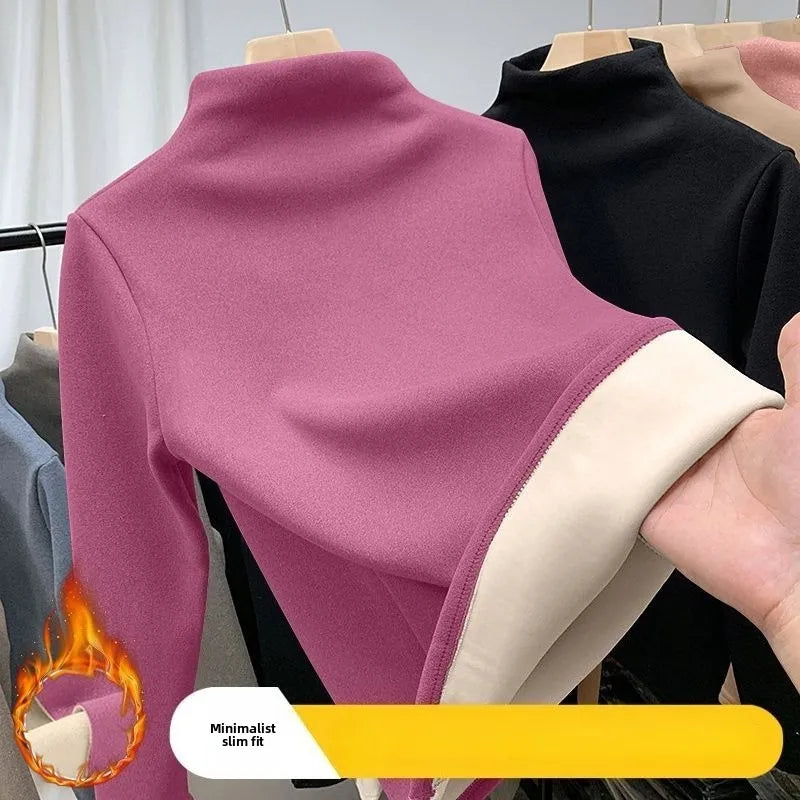 Women Thermal Underwear Winter Half High