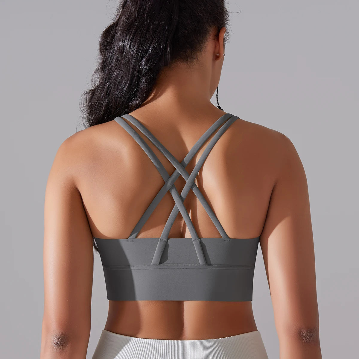 Women Sports Bra Sexy Yoga Bra High Support Impact Sports Underwear Running Quick DryTank Top Fitness Gym Padded Bralette