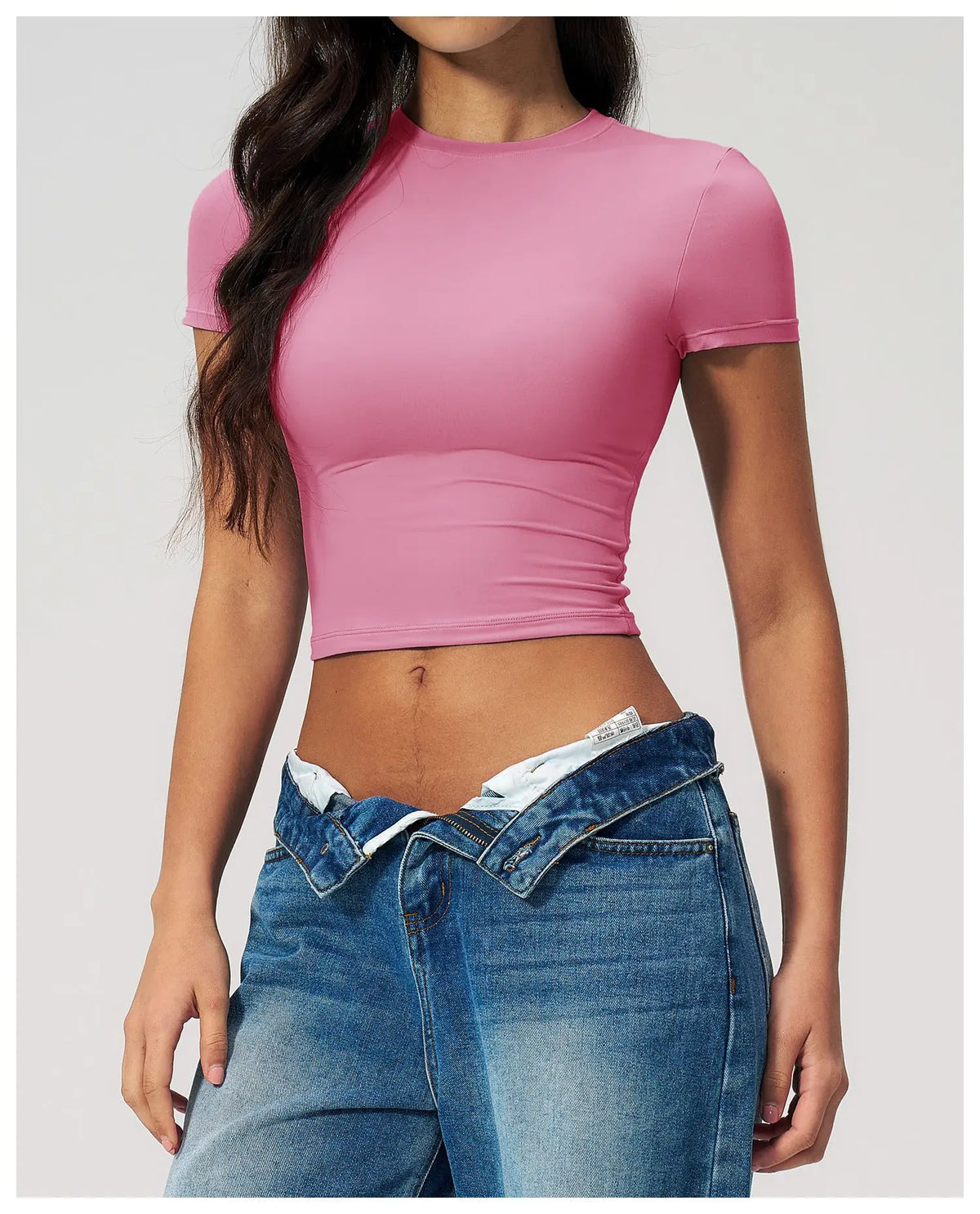 Yoga Top Women's Tight Sports T-shirt Quick Drying Short Sleeved Yoga T-shirt Pilates Running Workout Fitness Short Sleeved