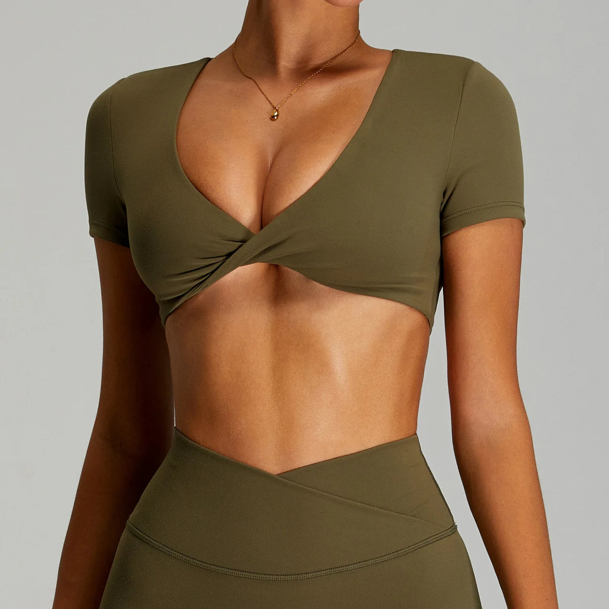 Sexy Sports Shirts Breathable Short Sleeves Workout Tops Fitness Female Backless Yoga Clothing Sport Crop Tops Women Gym Top