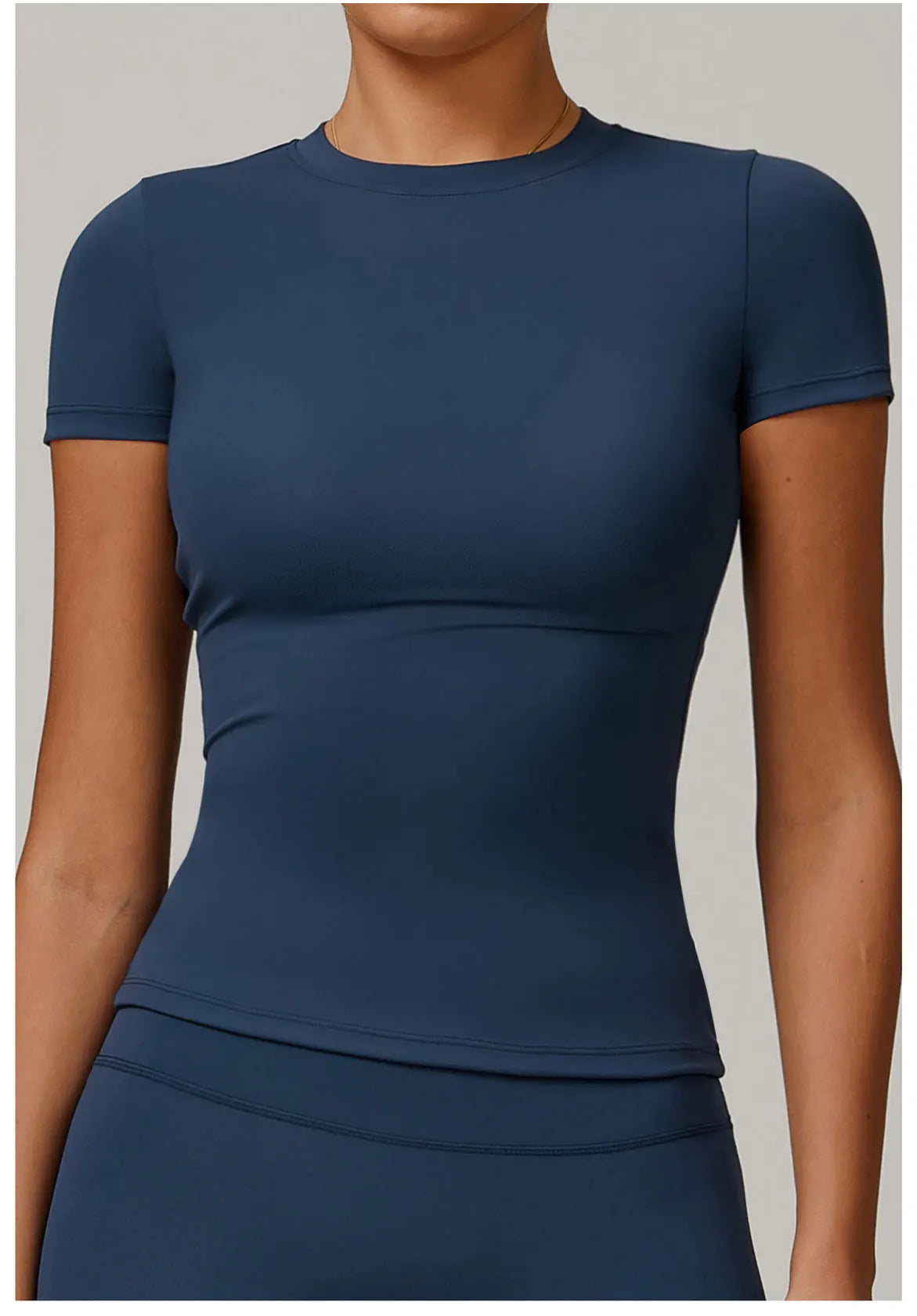JUREN Yoga Shirts Women Top Quick Dry Running Tops Tights Push Up Workout Gym Clothe Female Short Sleeve Fitness Sports T-Shirts