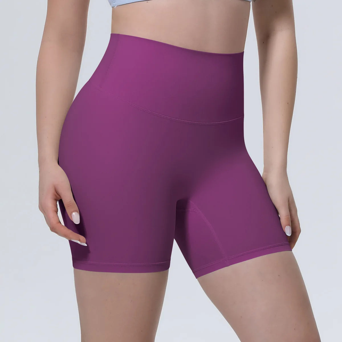 Women High Waist Push Up Yoga Shorts Cycling Sports Short Leggings Tights Fitness Running Workout Gym Training Hip Lifting Pants