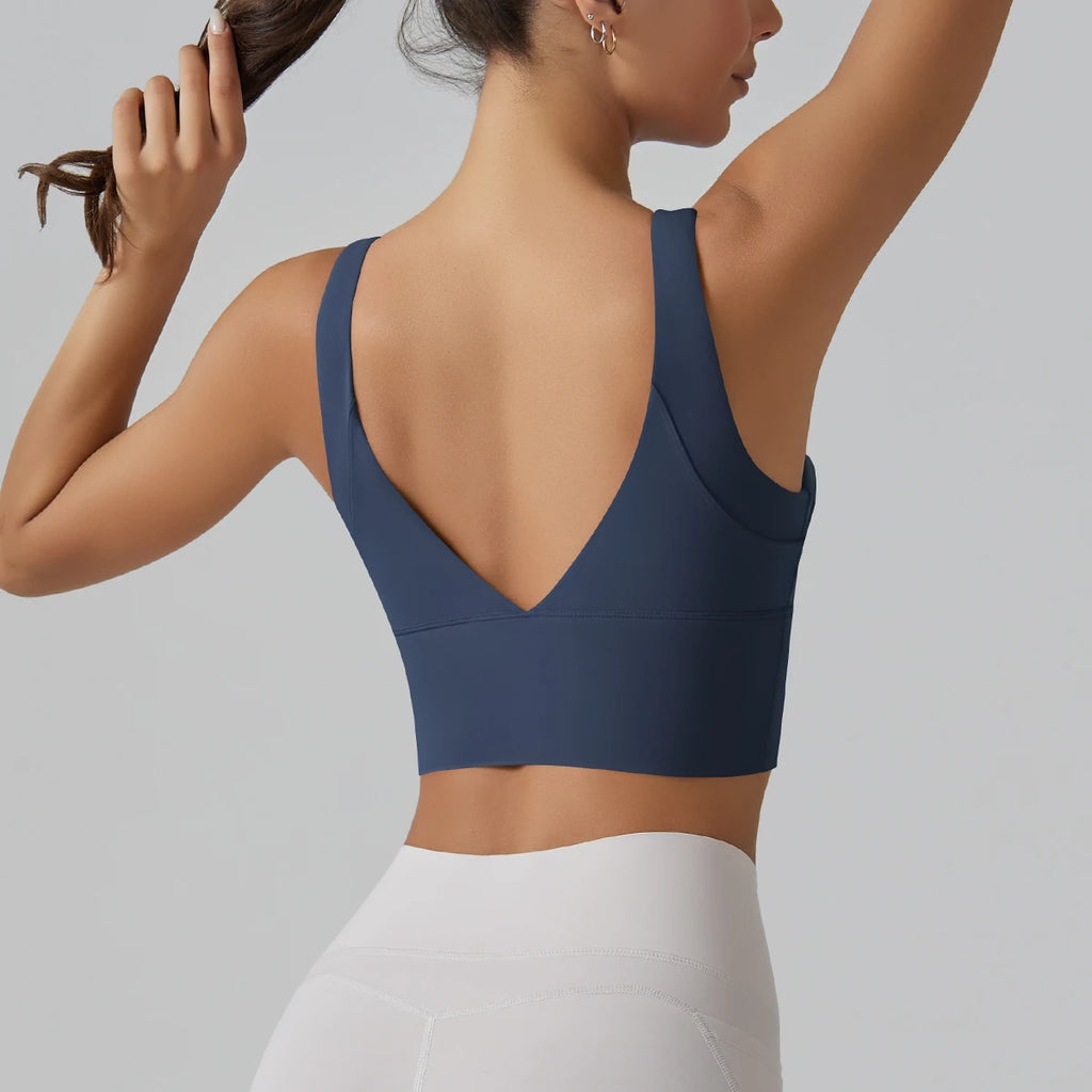 New  Yoga Tank Top Summer Sexy Fitness Yoga  Underwear Women's Sports Bra Push Up Fitness Bra  Running Gym Fitness Tops