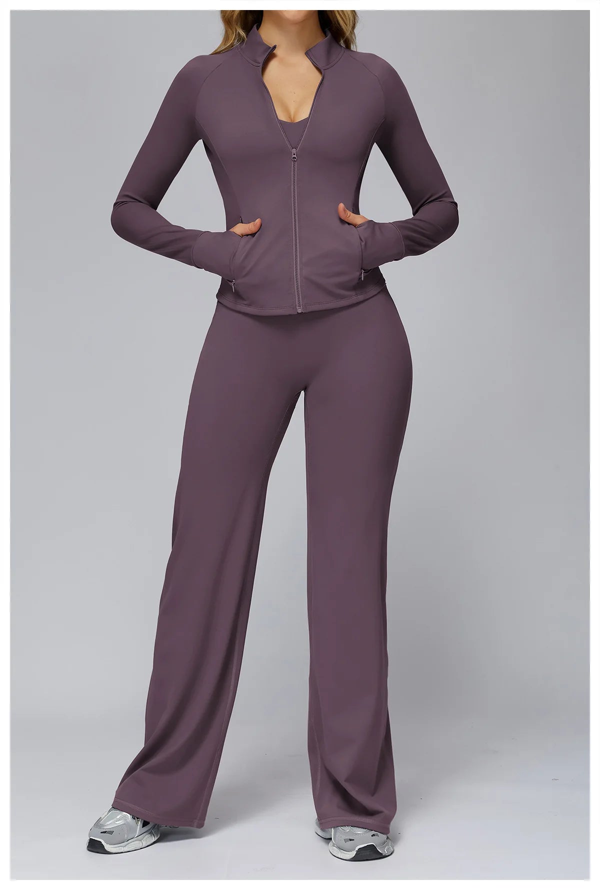High Waist Flared Leggings Women Gym Fitness Yoga Pants Workout Runing Sport Leggings Women's Control Tummy Yoga Wide Leg Pants
