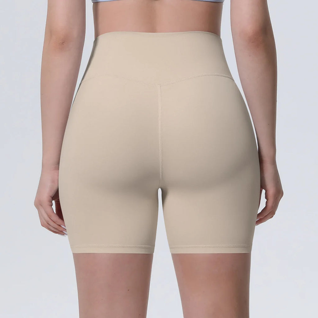 Women High Waist Push Up Yoga Shorts Cycling Sports Short Leggings Tights Fitness Running Workout Gym Training Hip Lifting Pants