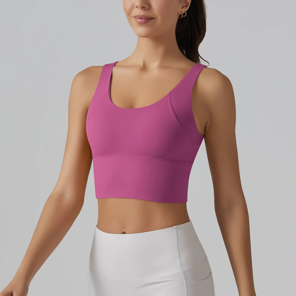 New  Yoga Tank Top Summer Sexy Fitness Yoga  Underwear Women's Sports Bra Push Up Fitness Bra  Running Gym Fitness Tops
