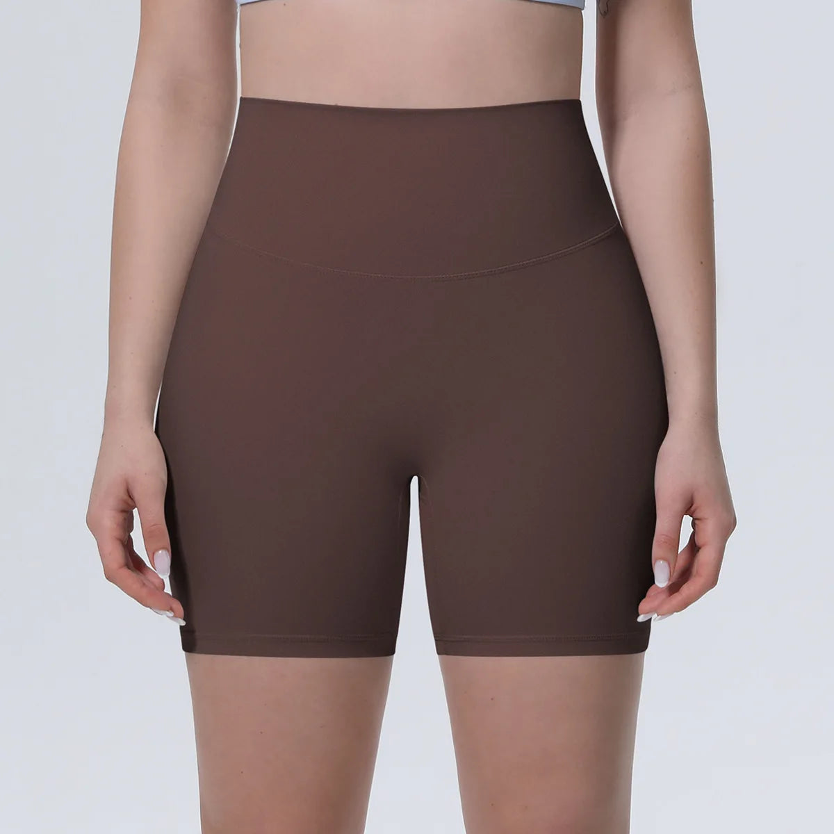 Women High Waist Push Up Yoga Shorts Cycling Sports Short Leggings Tights Fitness Running Workout Gym Training Hip Lifting Pants