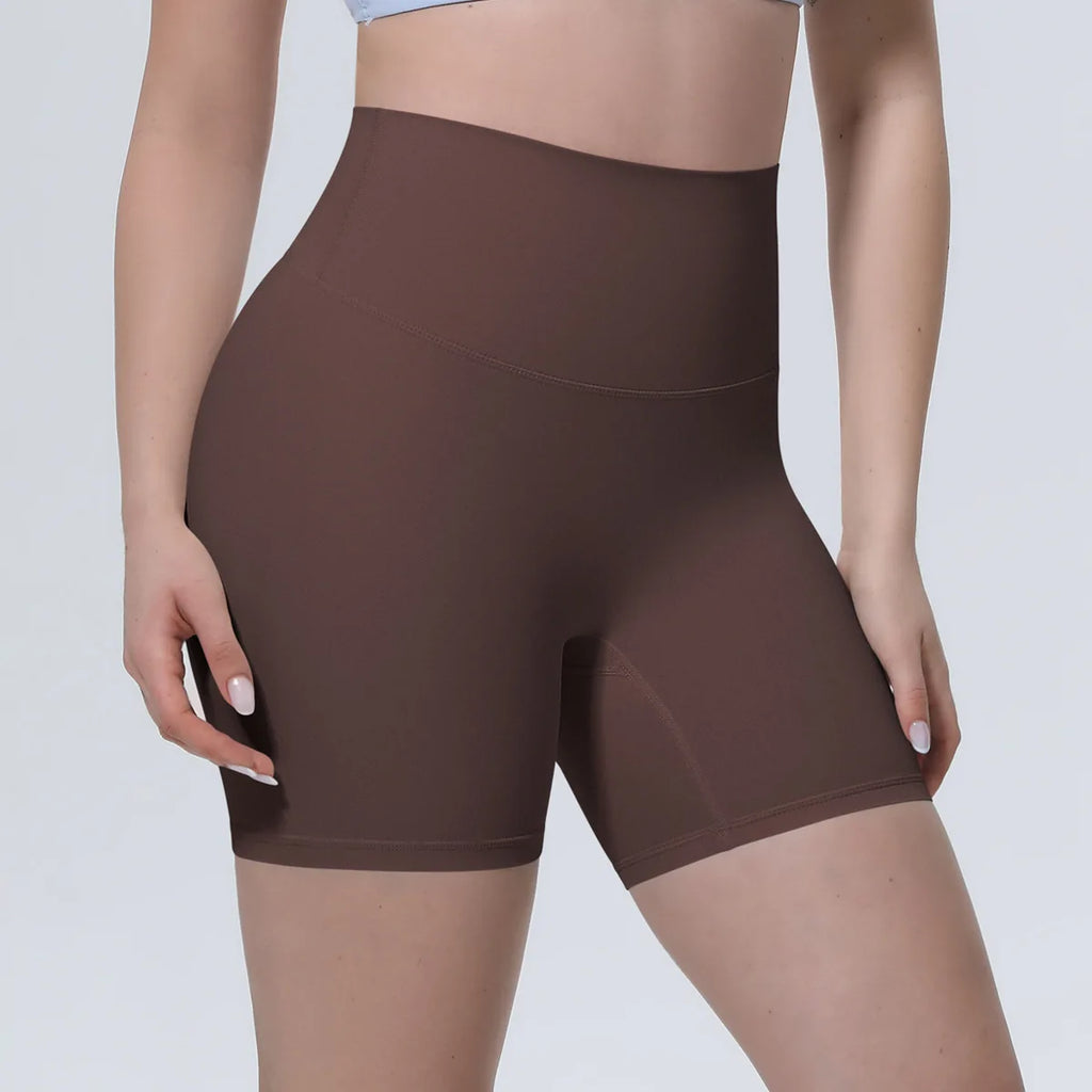 Women High Waist Push Up Yoga Shorts Cycling Sports Short Leggings Tights Fitness Running Workout Gym Training Hip Lifting Pants