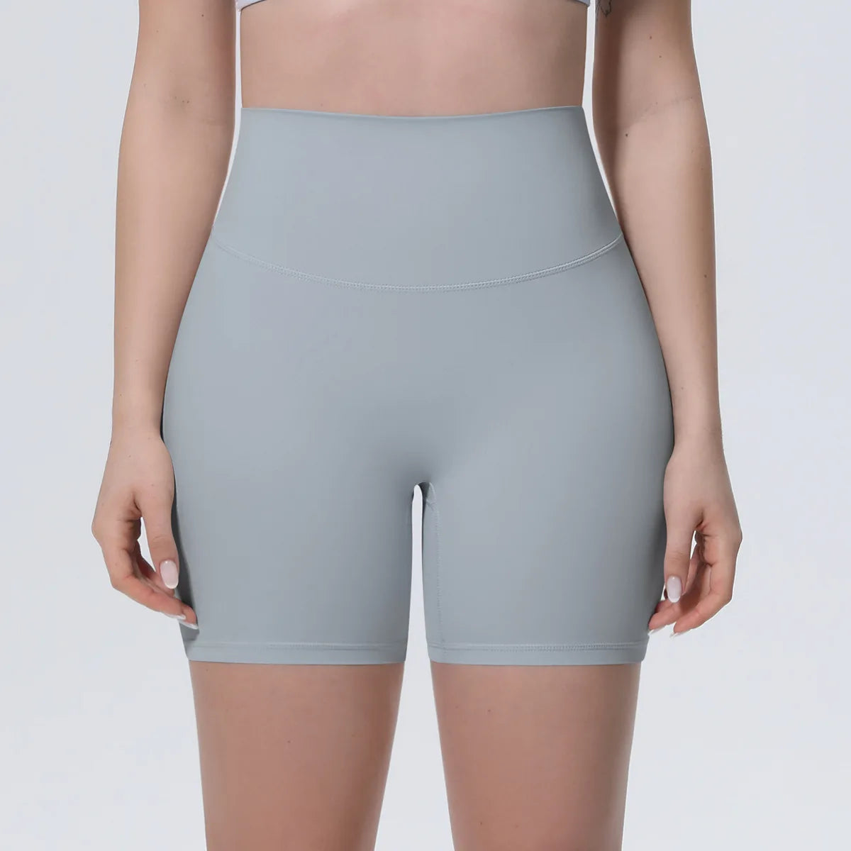 Women High Waist Push Up Yoga Shorts Cycling Sports Short Leggings Tights Fitness Running Workout Gym Training Hip Lifting Pants